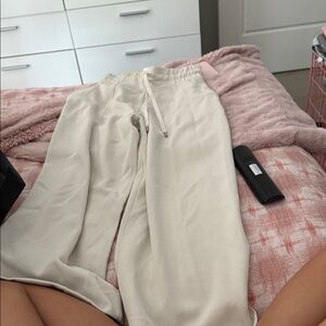 Lululemon Athletica Cream Track Pants